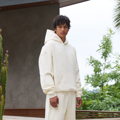 600 GSM 'Banana Milk' Core Hoodie