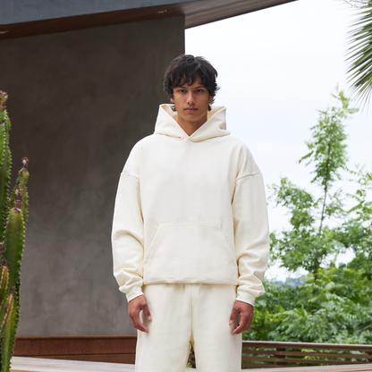600 GSM 'Banana Milk' Core Hoodie