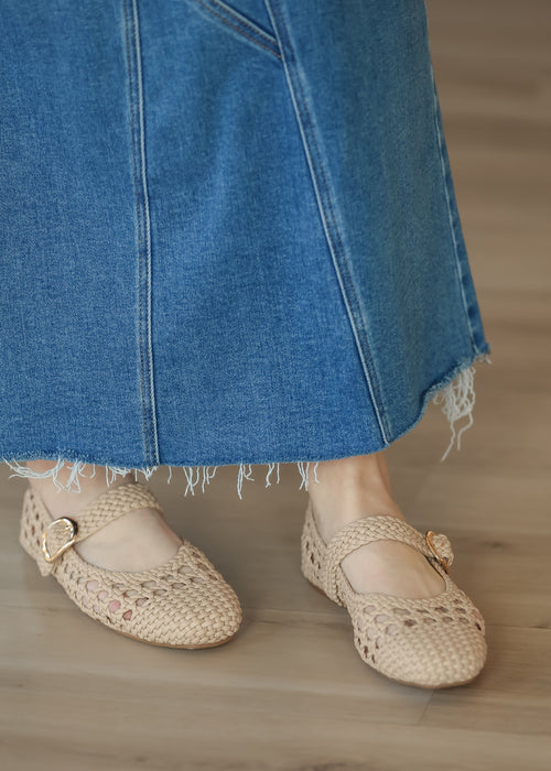 Basket Weave Ballet Flat