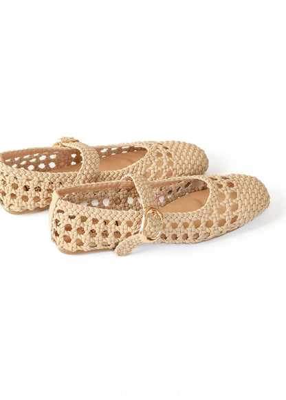 Basket Weave Ballet Flat