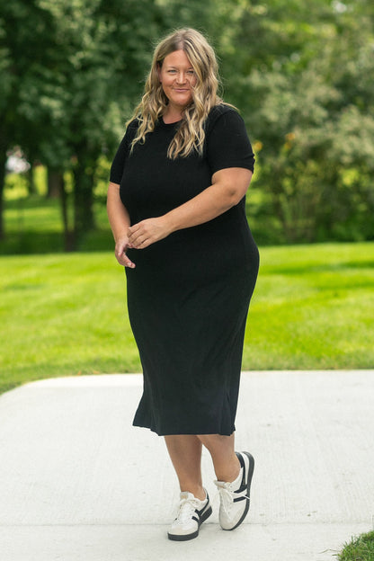 Baylor Ultra Soft Ribbed T-Shirt Dress - FINAL SALE