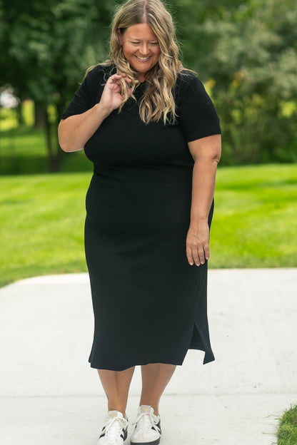 Baylor Ultra Soft Ribbed T-Shirt Dress - FINAL SALE