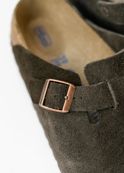 Birkenstock® Mocha Boston Soft Footbed Clog