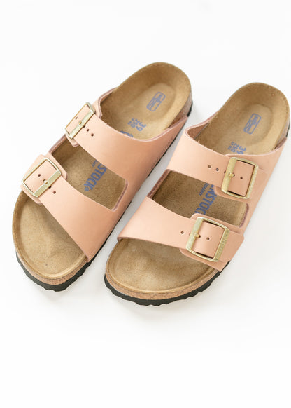Birkenstock® Soft Pink Arizona Soft Footbed Sandal