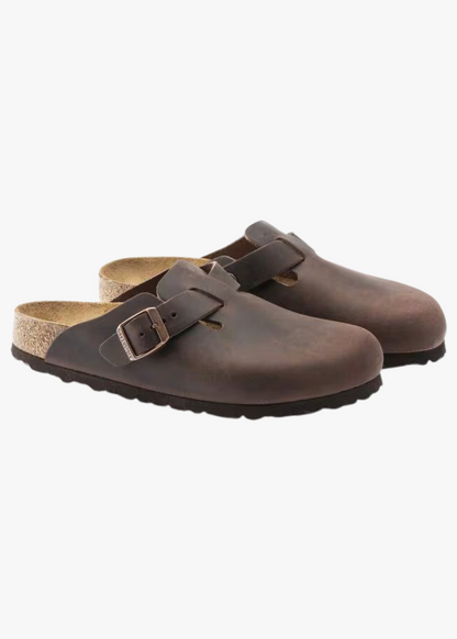 Birkenstock® Women's Boston Oiled Leather Clogs