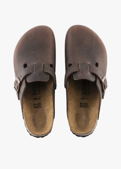 Birkenstock® Women's Boston Oiled Leather Clogs