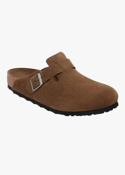 Birkenstock® Women's Boston Suede Leather Clogs