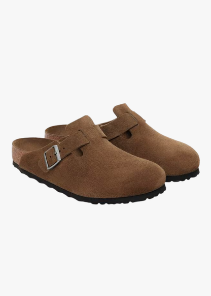 Birkenstock® Women's Boston Suede Leather Clogs