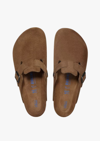Birkenstock® Women's Boston Suede Leather Clogs