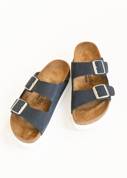 BIRKENSTOCK® Women's New Navy Arizona Platform Sandal