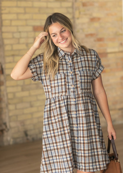 Blanche Harvest Plaid Dress - FINAL SALE
