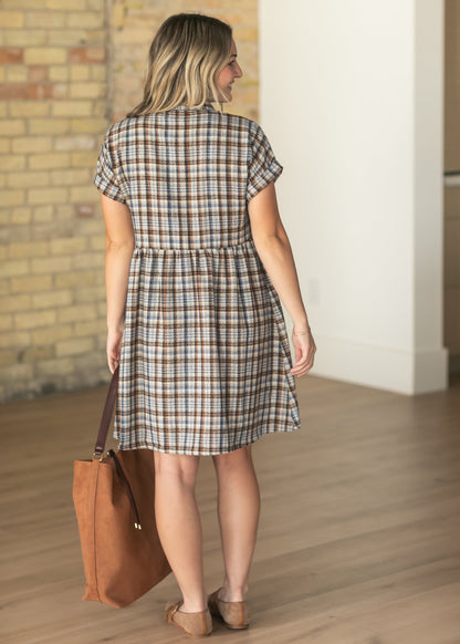 Blanche Harvest Plaid Dress - FINAL SALE