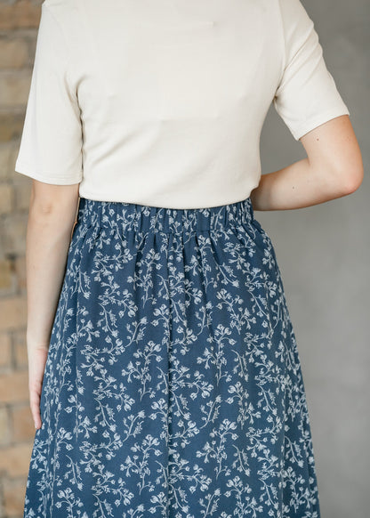 Braylyn Floral Midi Skirt - FINAL SALE