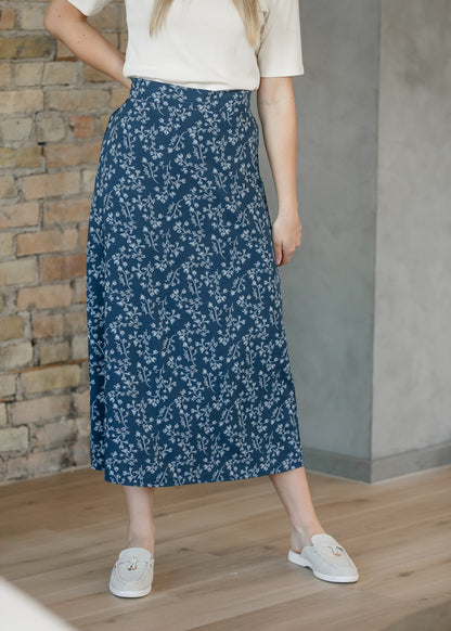 Braylyn Floral Midi Skirt - FINAL SALE