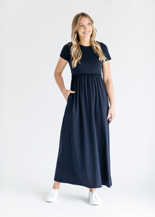 Brie Short Sleeve Maxi Dress - FINAL SALE
