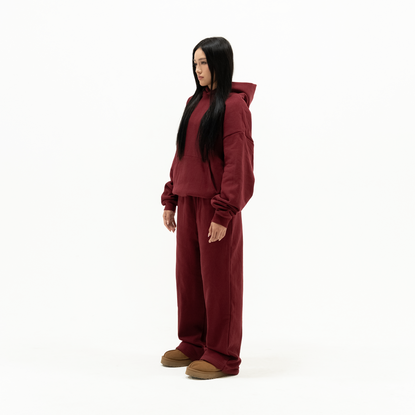 600 GSM 'Cabernet' Core Hoodie