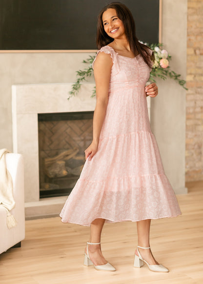 Carrie Ruffle Sleeve Floral Maxi Dress - FINAL SALE