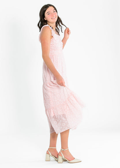 Carrie Ruffle Sleeve Floral Maxi Dress - FINAL SALE