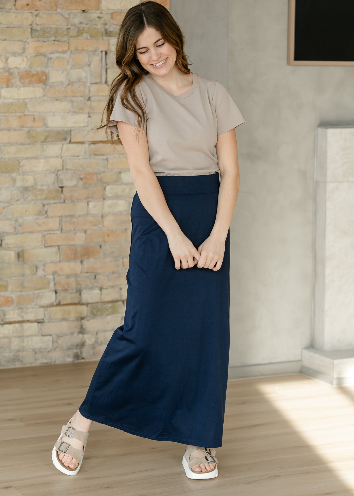 Clarise Premium Knit Maxi Skirt
