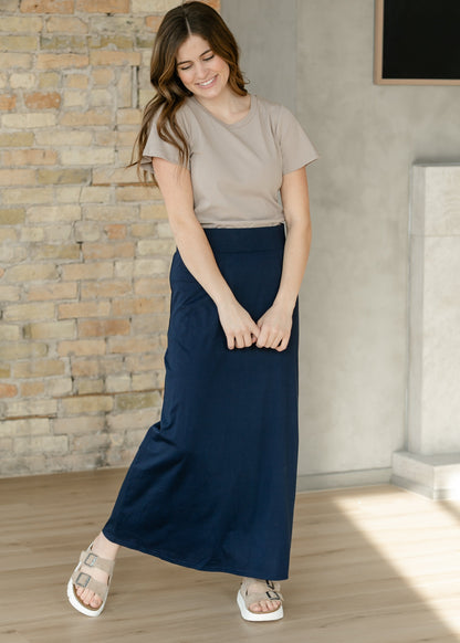 Clarise Premium Knit Maxi Skirt