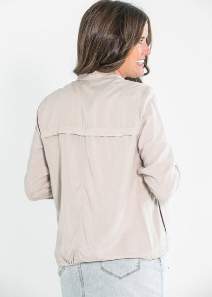 Classic Tencel Utility Jacket - FINAL SALE