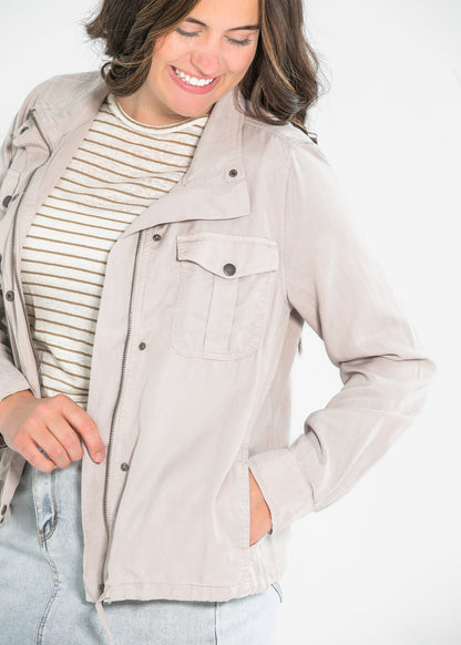 Classic Tencel Utility Jacket - FINAL SALE