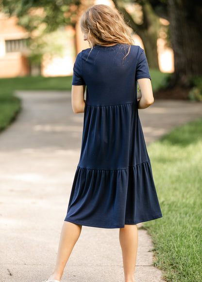 Clemintine Ribbed Midi Dress - FINAL SALE