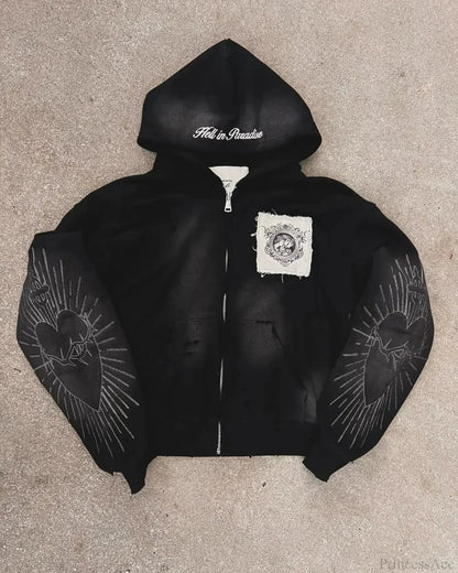 Dark Flash Diamond Patch Hoodie