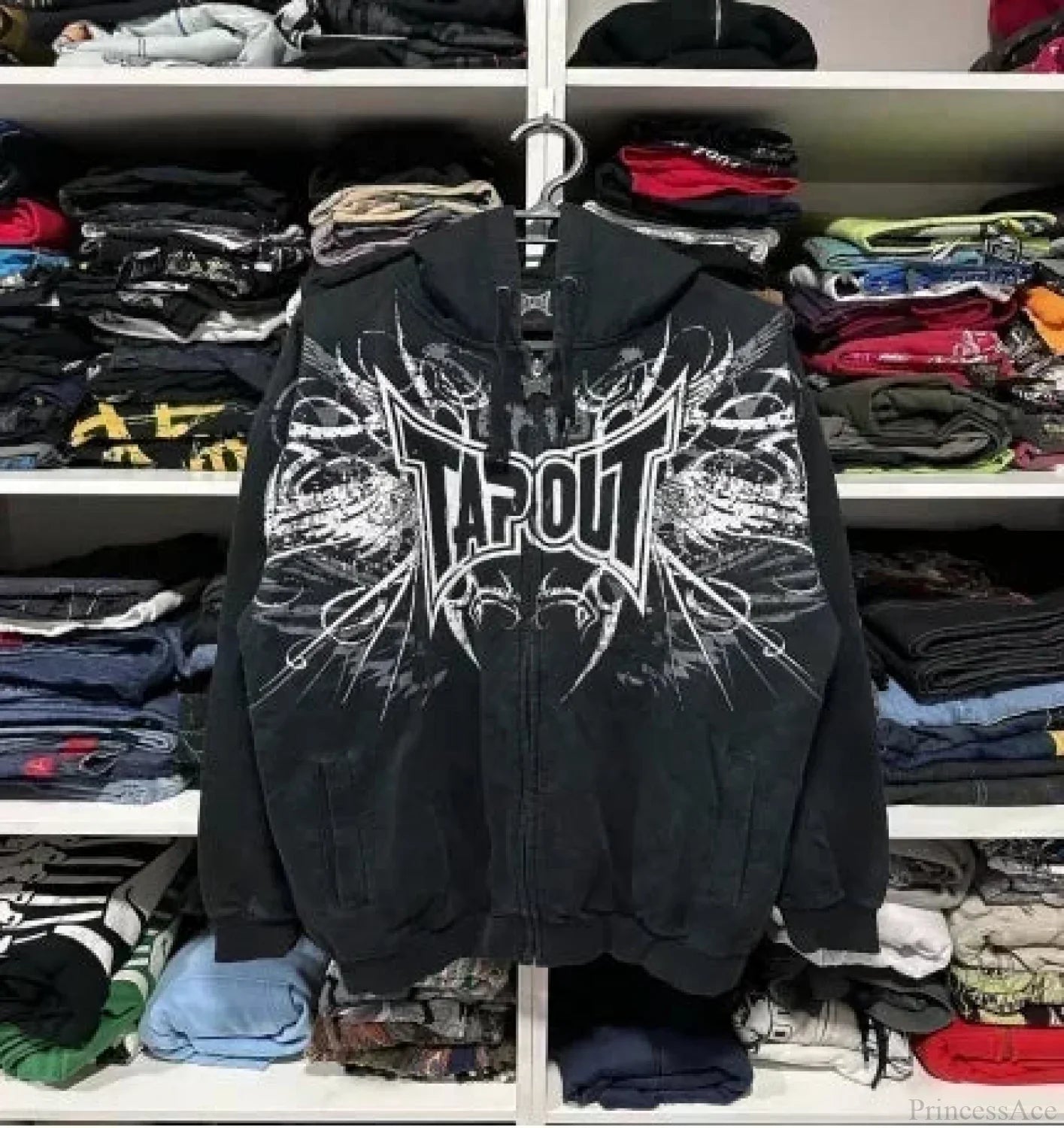 Dark Print Pullover Jumper