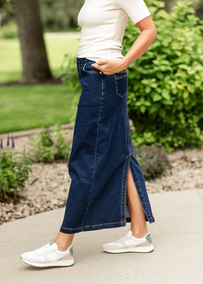 Donna Maxi Denim Skirt - FINAL SALE