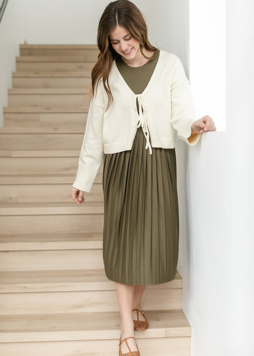 elan Tie Front Cardigan - FINAL SALE