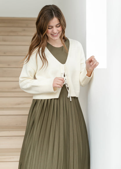 elan Tie Front Cardigan - FINAL SALE