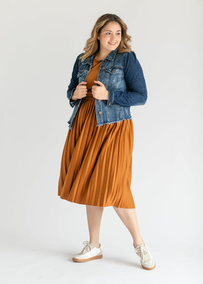 Emersyn Pleated Midi Dress - FINAL SALE