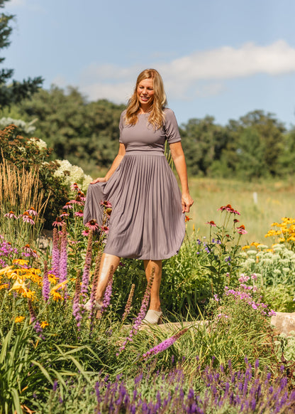 Emersyn Pleated Midi Dress - FINAL SALE