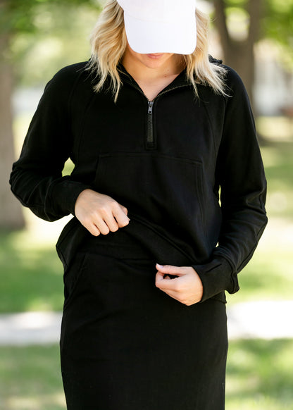Essential Hoodie Sweatshirt Skirt Set - FINAL SALE