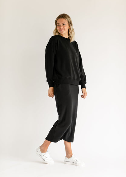 Essential Sweatshirt Skirt Set - FINAL SALE