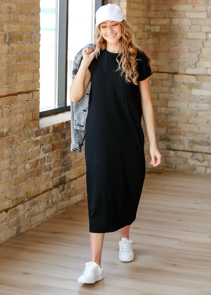 Finley T-shirt Midi Dress - FINAL SALE