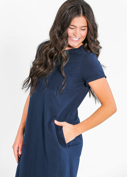 Finley T-shirt Midi Dress - FINAL SALE
