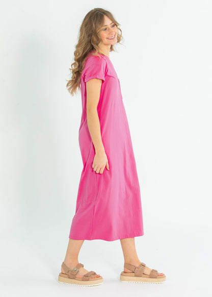 Finley V-Neck Midi Dress - FINAL SALE