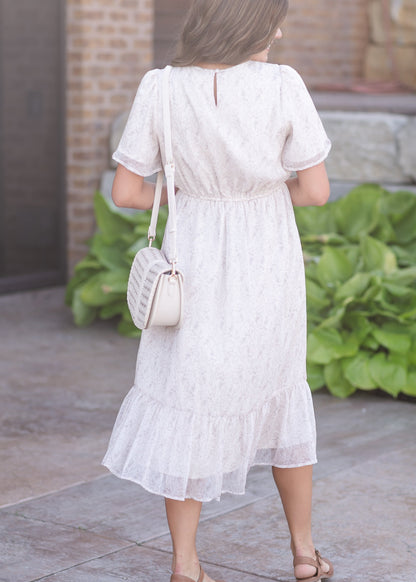Flutter Sleeve Midi Dress - FINAL SALE