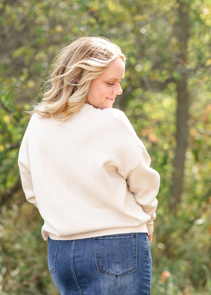 Football Mom Soft Knit Sweater - FINAL SALE