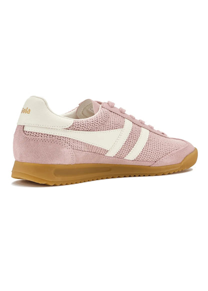 Gola® Women's Pink Tornado Zephyr Leather Sneakers