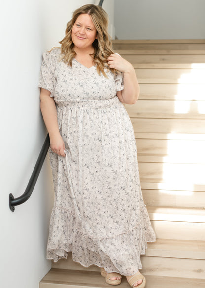 Isabella V Neck Maxi Dress