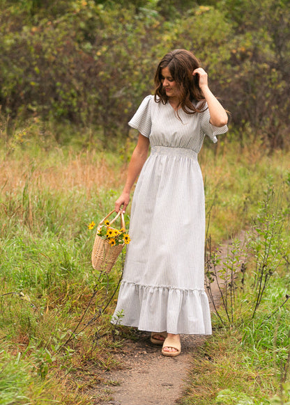 Isabella V Neck Maxi Dress