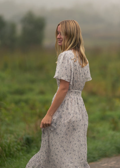 Isabella V Neck Maxi Dress