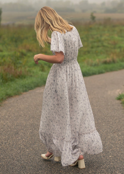 Isabella V Neck Maxi Dress
