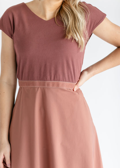 Kate Cap Sleeve Midi Dress - FINAL SALE