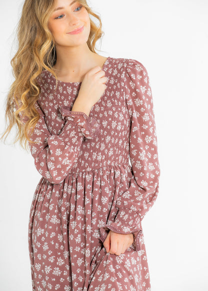 Kelsie Floral Midi Dress - FINAL SALE