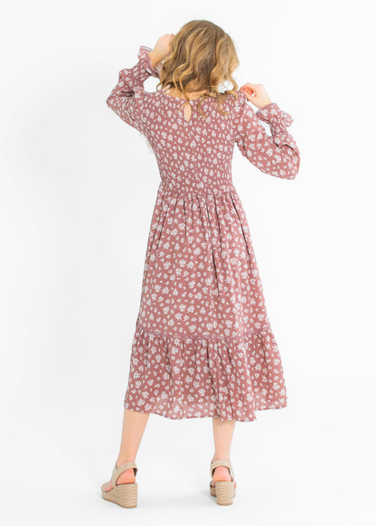 Kelsie Floral Midi Dress - FINAL SALE