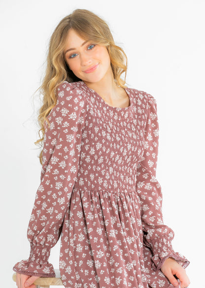Kelsie Floral Midi Dress - FINAL SALE